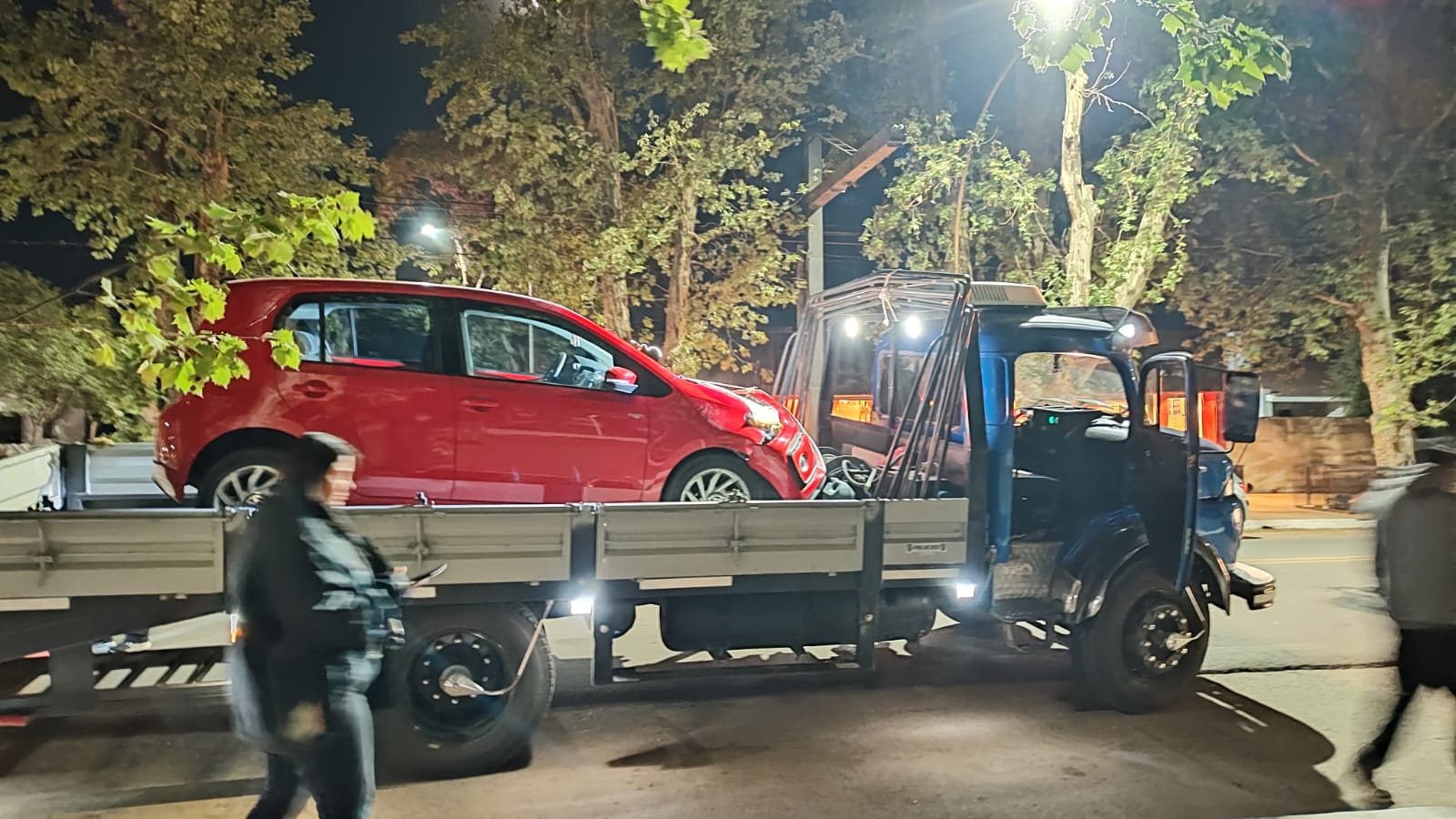 Traslado de vehículo en ruta